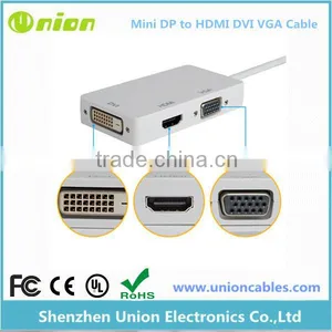 Mini DisplayPort DP to HDMI VGA DVI Cable Converter Adapter for MacBook Pro Air thumbnail-1