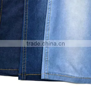 Black/Indigo Knit Denim Fabric :270gsm 76%cotton 18%polyester 6%spandexfrom Changzhou China thumbnail-1