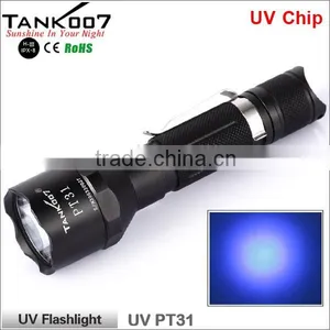 TANK007 Strong Power 365nm 5W uv Torch Light NDT Blacklamp Leak Detection UV Flashlight thumbnail-1