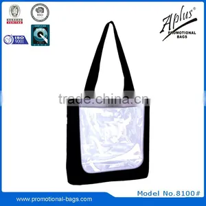 Clear PVC Tote Bag Handbag thumbnail-3