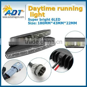 Auto Led Headlight 2015 Factory Hotsale Car 6LED DRL DAYTIME RUNING LIGHT Driving Light Lower Price thumbnail-2