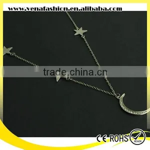 Moon Star Cheap Necklace Chain Types, Necklace Chain Design thumbnail-6