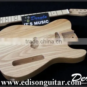 MX777 Diy High Quality Solid American Ash Wood Unfinished Electric Guitar Kit thumbnail-4