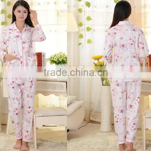 Couple Long Sleeve Printing Pajama Suit thumbnail-5