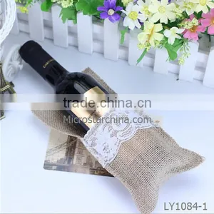 IN STOCK HandMade Wedding Silverware Lace Cutlery Burlap Holder Pocket thumbnail-2