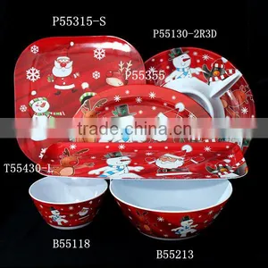 2014 Hot Style Melamine Christmas Dinnerware thumbnail-2