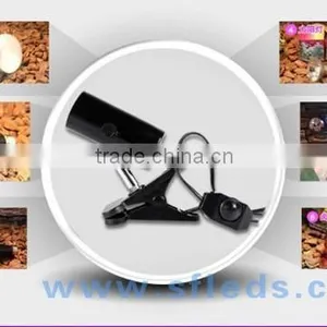 Matal Adjustable Temperature Control Lamp Holder E27 Base Turtle Heating Lamp Holder thumbnail-2