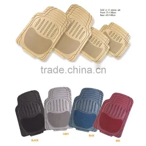High Quality Classic Heavy Duty Carpet Embossed PVC Car Mat thumbnail-1