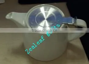 Stump Ceramic Tea Pot With Stainless Steel Lid and Filter thumbnail-3