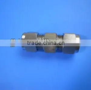 Stainless Steel Double Nipple Fitting Straight Union thumbnail-1