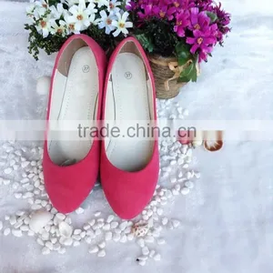 2015 New Women's Flat Shoes Matte Surface Shallow Mouth Single Work Shoes Simple Sexy Female Boat Shoes Wholesale thumbnail-5