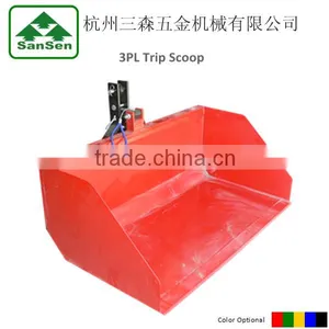 4foot Tractor 3point Tipping Transport Box ;dirt Scoop With CE thumbnail-1