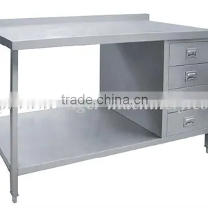 Desk With Under Shelf And Splash Back thumbnail-1