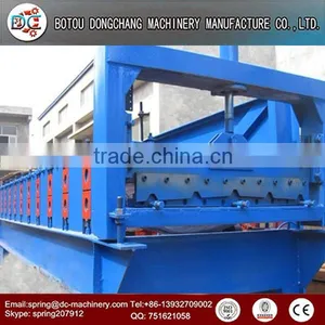 Corrugated and Trapezoid Double Layer Forming Machine Rool Panel Wall Tile Roll Forming Machine thumbnail-4