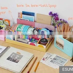 DIY Desk Various Shape Shelf Carton Box thumbnail-1