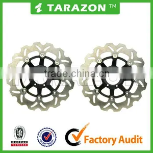 Street Bike Aluminum Alloy Motorcycle Wave Floating Brake Disc Rotor thumbnail-1