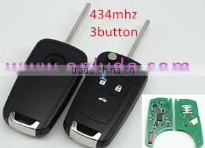High Quality Chevrolet 3 Button Remote Key With 433MHZ 50% Free Shipping thumbnail-1