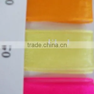 Colorful Sheer Organza Ribbon thumbnail-1