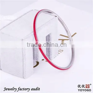 2014 Thin Stainless Steel Fashion Metal New Arrival Alloy Bracelet thumbnail-1