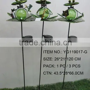 New! Metal Frog Solar Garden Lights YG119017 thumbnail-1
