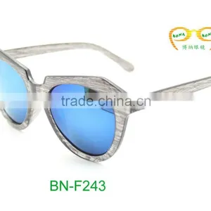 2015 High Quality Wooden Frame Mirroor Lens Sunglasses thumbnail-3
