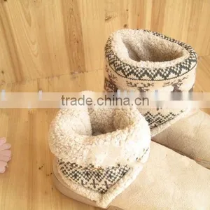 Suede Snow Boots Fabric thumbnail-1