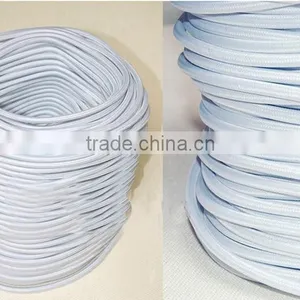 100m Textile/Cloth Covered Wire 2 Core Round Wire, Vintage Style Rayon Fabric Wire for Pendants, Lamps thumbnail-1