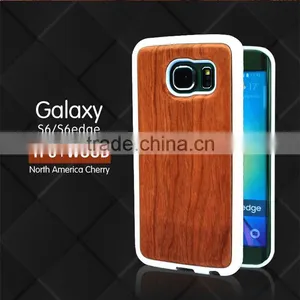 OCASE High Quality TPU Wood Back Cover Case for Samsung Galaxy S6 Edge for Samsung Galaxy S6 Case thumbnail-2