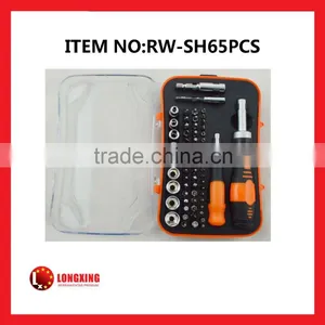 Factory Supply High Quality65 Pcs Quick Release Precision Screwdrivers Socket Set thumbnail-1