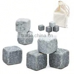 10019-1 Natural Wishky Stone Cube thumbnail-1