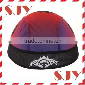 100%Polyester Custom Printing Quick-Dry Racing Bicycle Caps thumbnail-4