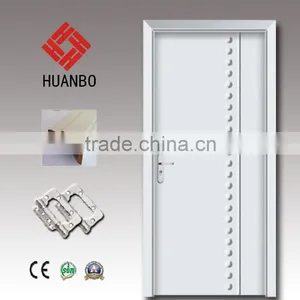 New Design Mdf Pvc Wood Door Decorative Panels Doors for Toilet thumbnail-1