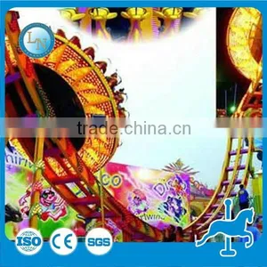 Amusement Park Sliding Games! Lino Outdoor Amusement Park Products Flying Ufo Rides for Sale thumbnail-6