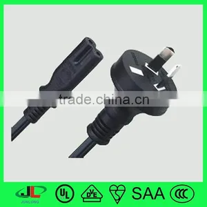 Australia 2 Pin Plug Extension Cords Flat Plug SAA Power Plug With 303 Switch thumbnail-4
