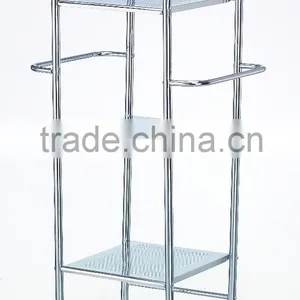 Doulble Handle 3 Tier Arch Type Metal Steel Tube Storage Rack thumbnail-1