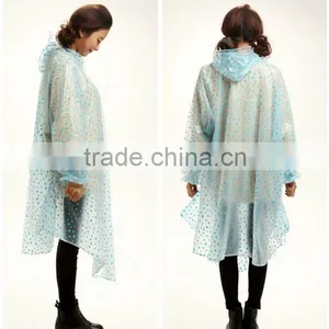 Pvc Green Rain Poncho/raincape thumbnail-1
