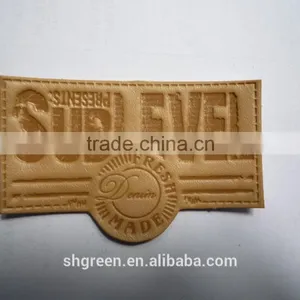 Fashion Embossed Leather Tag for Fur Garment thumbnail-1