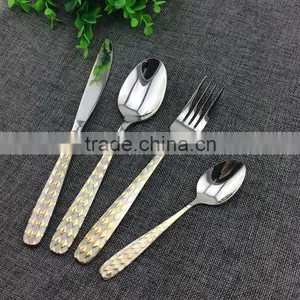 Turkish Dinnerware Stainless Steel Royalty Line Cutlery Set thumbnail-2