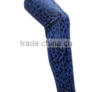 Ladies' Fashion Leopard Offset Printing Leggings thumbnail-1