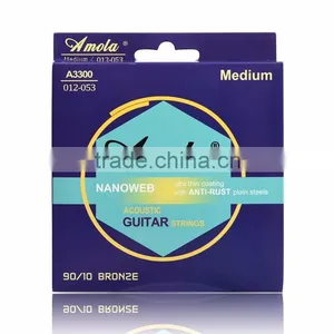 Wholesale Guitar Strings Amola A3300 Acoustic Guitar Strings Better Than Elixir Guitar Strings thumbnail-1