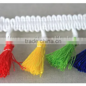 2016 Fashionable Colored Tassel Fringe Trim 4.5cm Fringe Trimmings for Garment thumbnail-3