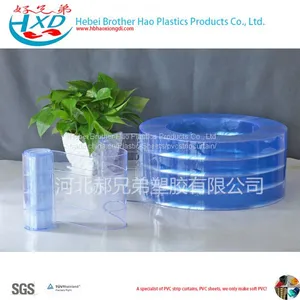 ESD Anti-static Flexible Transparent Stable Vinyl Plastic PVC Strip Door Curtain Rolls thumbnail-1