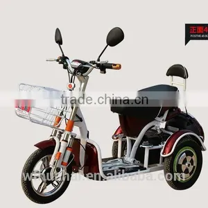 Three 3 Wheels Electric Tricycle Suitable Elderly and Disable Person thumbnail-1