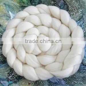 Good Luster Australia Wool Tops for Spinnin 16.5-20.5mic 1.5 -2inch thumbnail-1