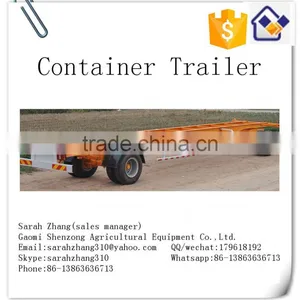 Flatbed Container Semi Trailer 20FT Container Trailer thumbnail-6
