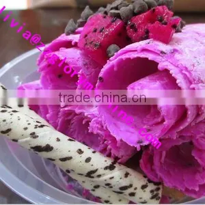 Fry Ice Cream Roll Machine/thailand Fry Ice Cream Machine With Flat Pan/fried Ice Cream Machine thumbnail-2