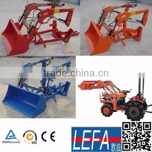 Small Power 4wd Farm Tractor With Front Loader Backhoe thumbnail-4