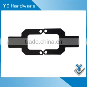 Small Black Powder Coated Metal Bracket for Equipment thumbnail-3