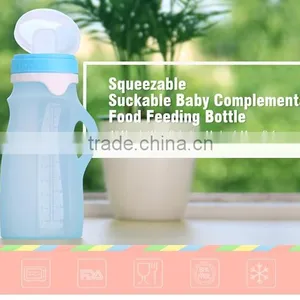 Baby Squeeze Bottle 100% BPA Free Make From Medical Grade Liquid Silicone thumbnail-3