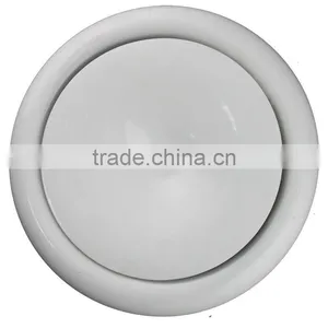 White Round Metal Air Vent thumbnail-2